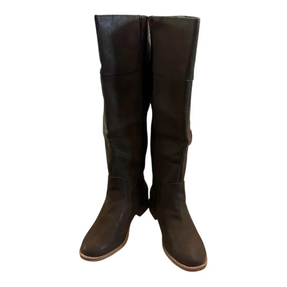 New Eloquii Women's Brown Anye Wide Boots 8.5